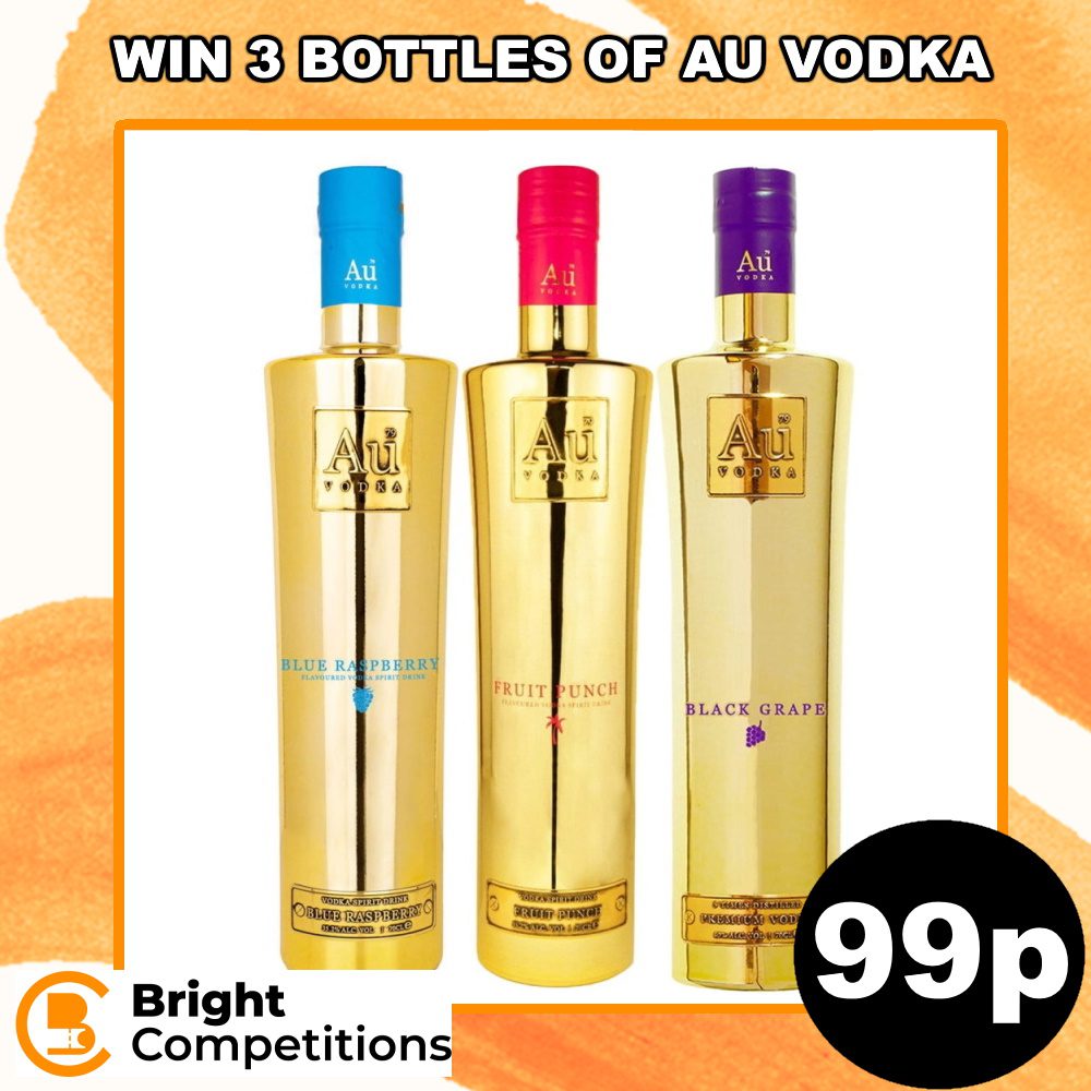 Win 3 Bottles of AU Vodka