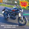 Win a Yamaha XSR 125 or £3000 + 50 Instant Cash Wins Worth £5000