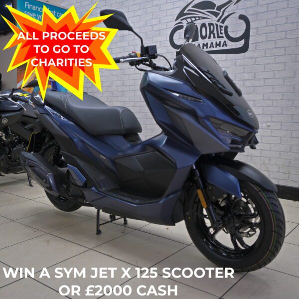 Win a Sym Jet X 125 or £2000 - All Proceeds to Selected Charities