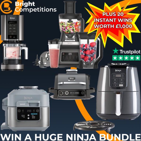 Huge Ninja Bundle + 20 Instant Cash Wins Worth £1000