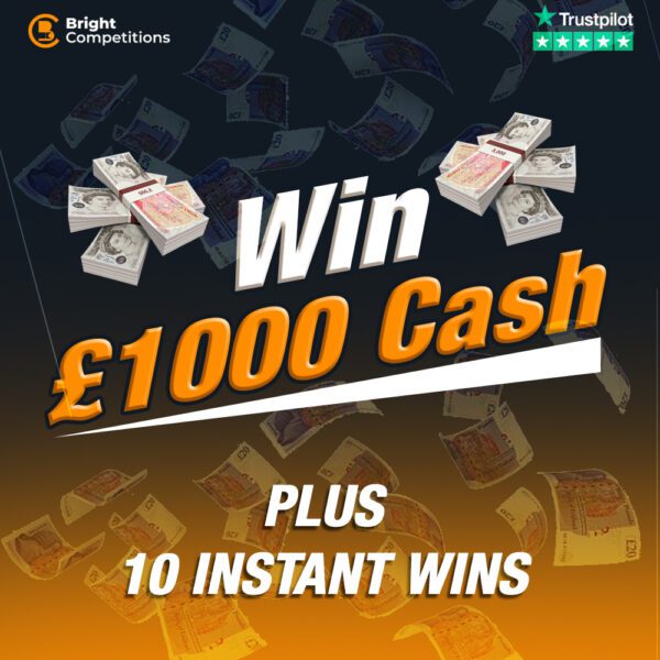 Weekly £1000 Cash Draw + 10 Instant Ticket Bundles