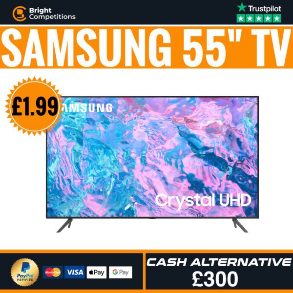 Samsung 55" Smart 4K Ultra HD TV