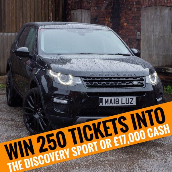 Discovery Sport or £17,000 Cash - Win 250 Tickets #2