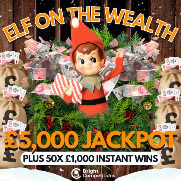 Elf on the Wealth - 50x £1,000 INSTANT WINS & £5,000 JACKPOT