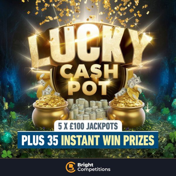 Lucky Cash Pot - 40 Winners & £5,000 Instant Wins & 5x £100 Cash Jackpot