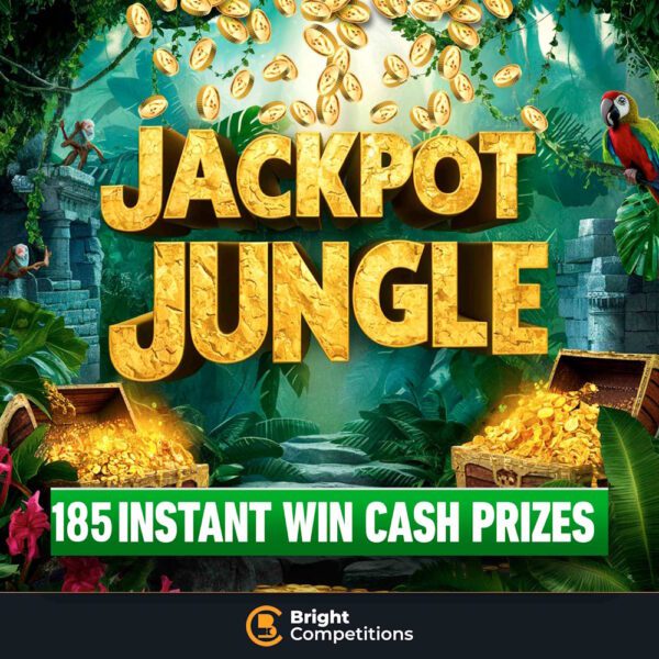 Jackpot Jungle - 185 Instant Wins & 5x £100 Jackpots