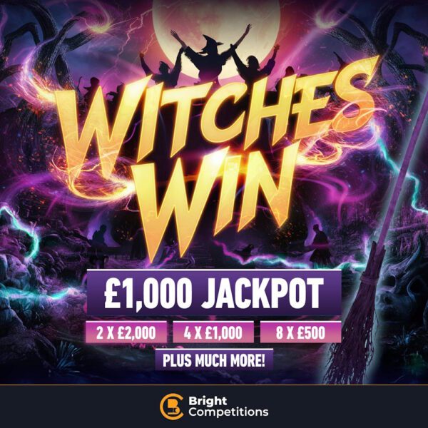 Witches Wins – 2,000 Instant Wins & £1,000 Jackpot - 20p