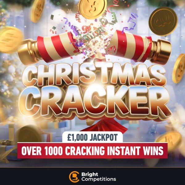 Christmas Crackers! – 1,265 Cracking Instant Wins! & £1,000 Jackpot - 20p