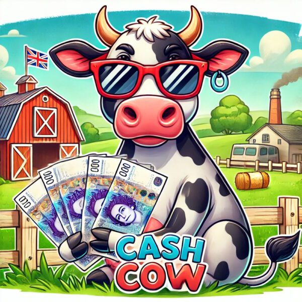 Cash Cow - 55 INSTANT WINS WORTH £12,500 & £1,000 JACKPOT