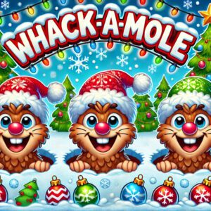 Christmas Whack-A-Mole! 75 Instant Wins & 3 Moles To Be Found & £50 Main Prize