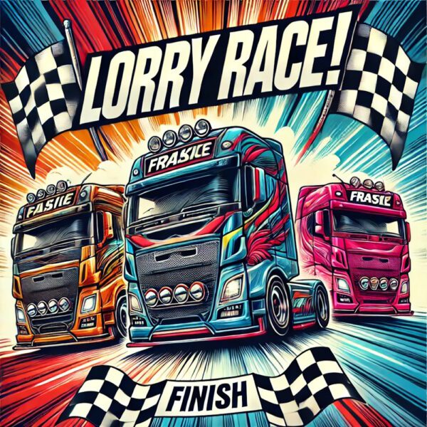 Lorry Race! 52 Instant Wins & 3 Lorries To Be Found & £50 Main Prize