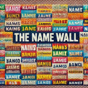 The Name Wall - 286 Instant Wins & 20 Names on the Wall