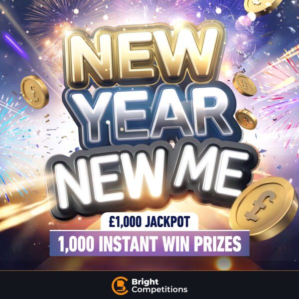 New Year, New Me - 1096 Instant Wins & £1,000 Jackpot