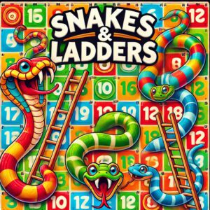 Snakes & Ladders Game - 70 Instant Wins, 3 Snakes/Ladders & £50 Cash Main Prize