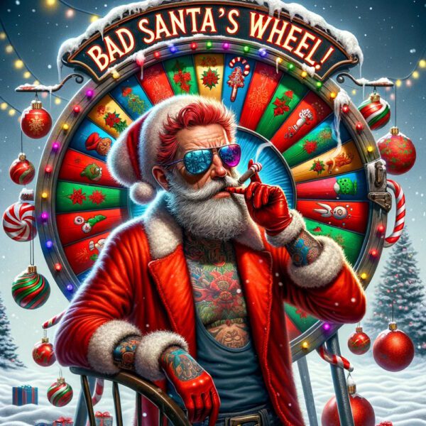 Bad Santa’s Wheel! 261 Instant Wins, 4 Instant Spins & 1 Main Spin – 65p Per Ticket