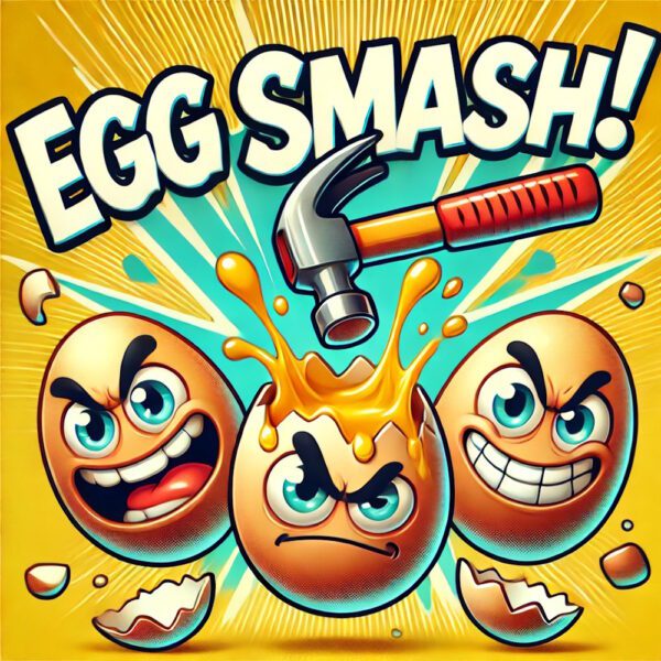 Egg Smash! - 345 Instant Wins, 3 Eggs & £50 Jackpot - 50p Per Ticket