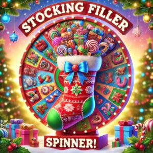 Stocking Filler Spinner - 279 Instant Wins, 4 Spins & £50 Main Prize