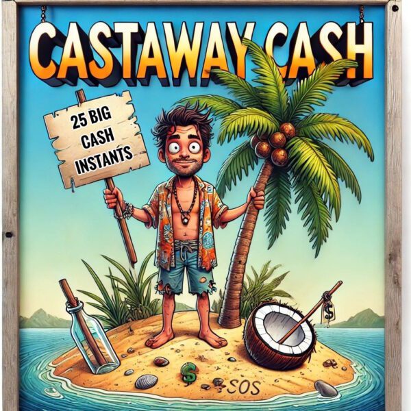 Castaway Cash - 25 Cash Instant Wins & £250 Jackpot