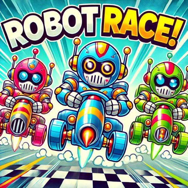 Robot Race! 54 Instant Wins & 3 Robots To Be Found & £50 Main Prize