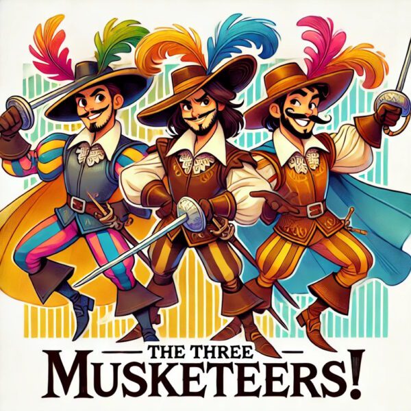 The Three Musketeers! 77 Instant Cash Wins